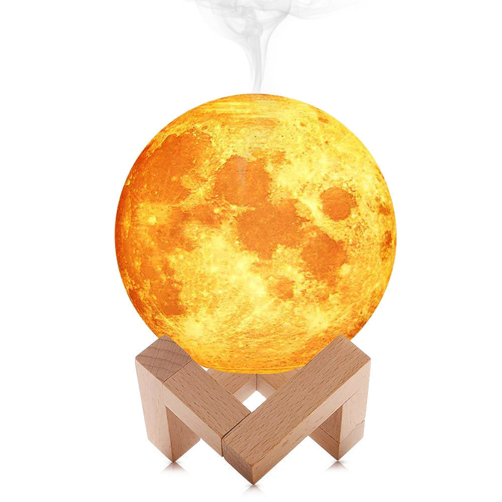Purificateur d'air, humidificateur, diffuseur d'huile essentielle lune