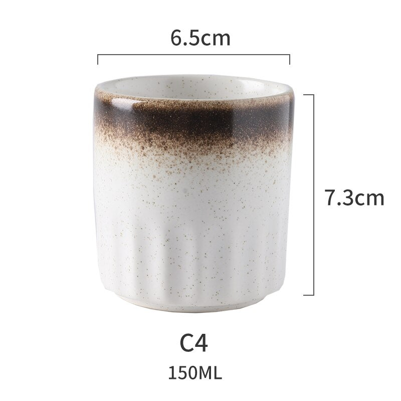 Tasses en céramique "Zen"
