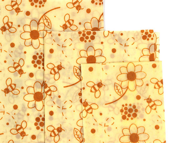Bee's wrap, tissus à la cire d'abeille