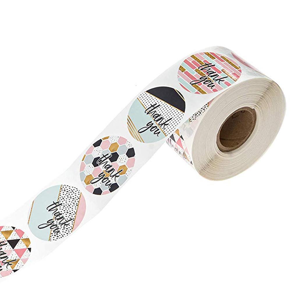 Lot d'autocollants graphique "Thank you"
