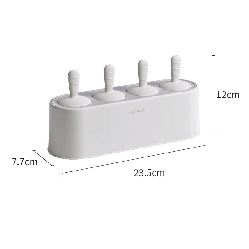 Set de 4 moules à glaces "ice pop" en silicone