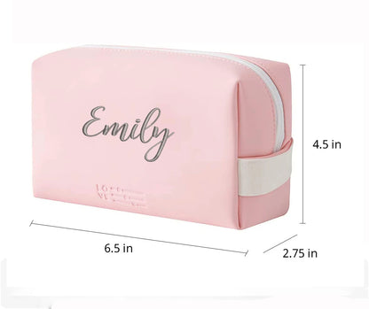 Trousse de toilette étanche avec broderie personnalisée