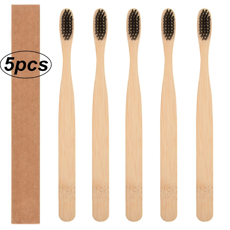 Brosse à dent en bambou, adulte