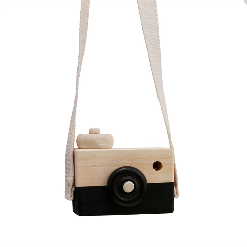 Jouet en bois, appareil photo