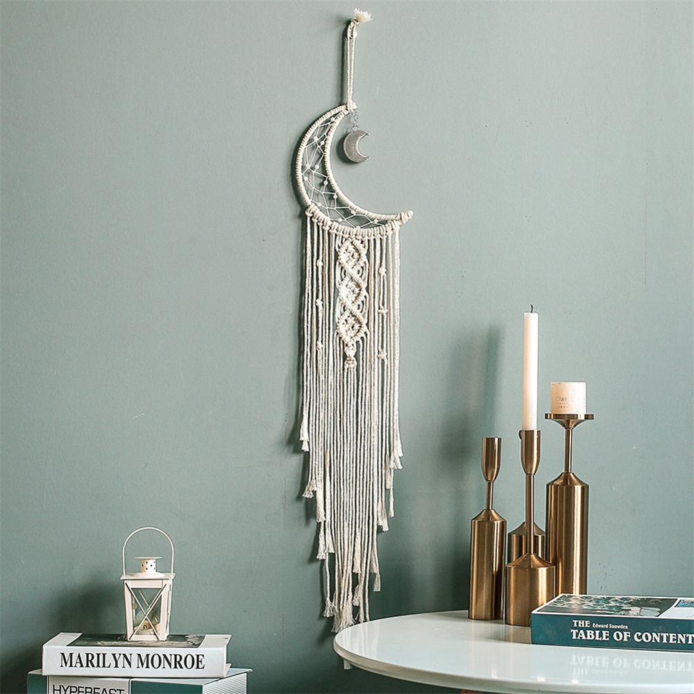 Décoration murale en macramé, attrape-rêve