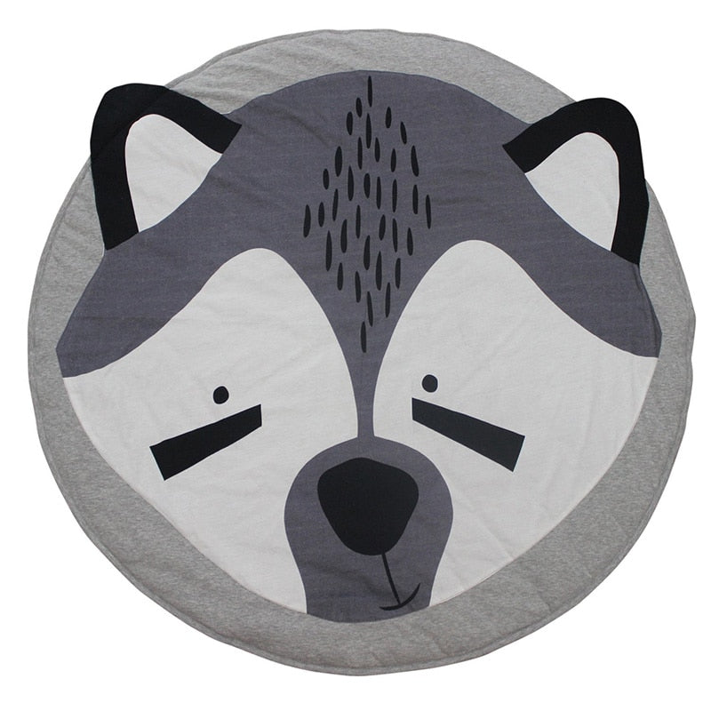 Tapis animaux, en coton