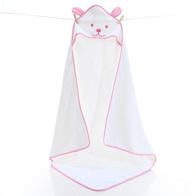 Peignoir à capuche, ours