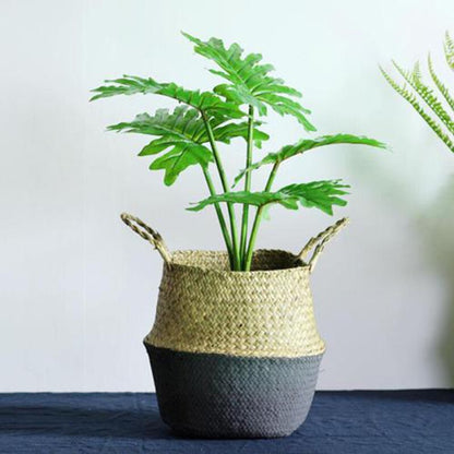 Cache-pot/panier en bambou