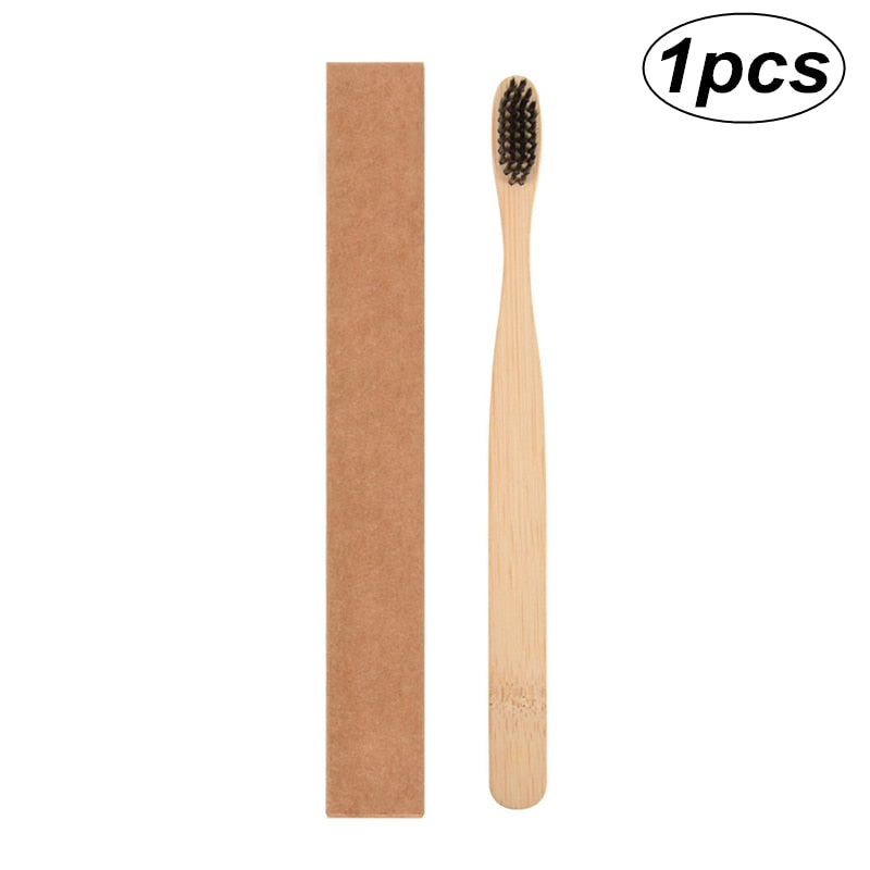 Brosse à dent en bambou, adulte