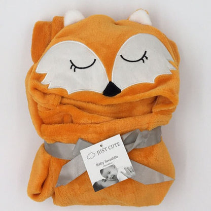 Peignoir/couverture à capuche animal