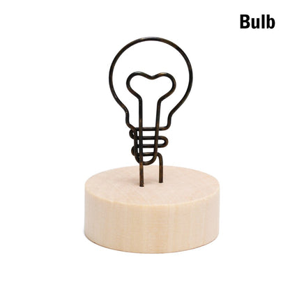 Porte-photo en bois