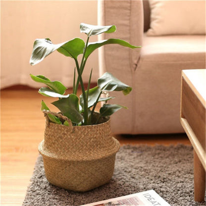 Cache-pot/panier en bambou