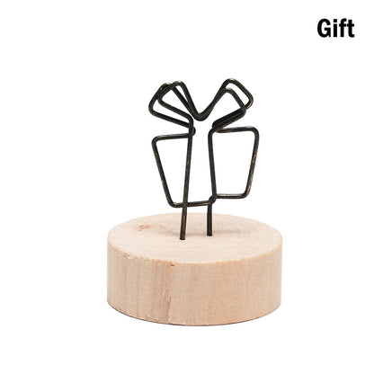 Porte-photo en bois