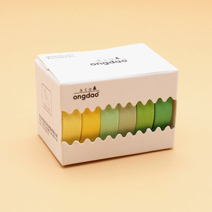 Lot de 6 rubans adhésifs colorés, masking tape