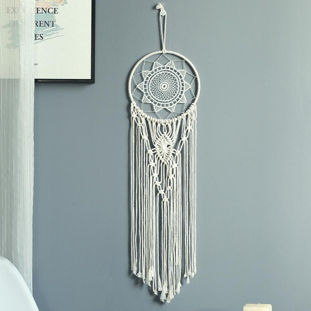 Décoration murale en macramé, attrape-rêve