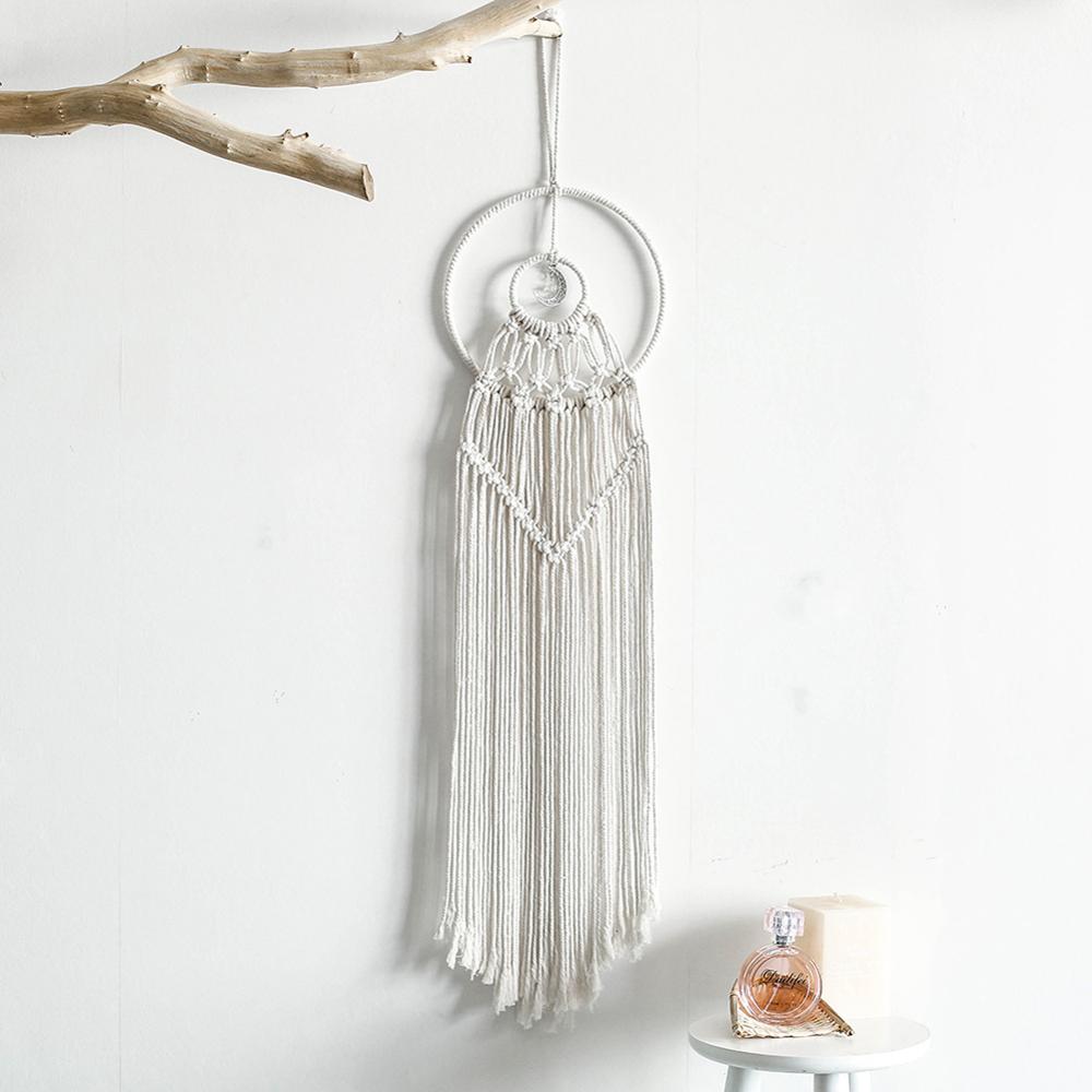 Décoration murale en macramé, attrape-rêve
