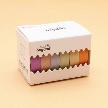Lot de 6 rubans adhésifs colorés, masking tape