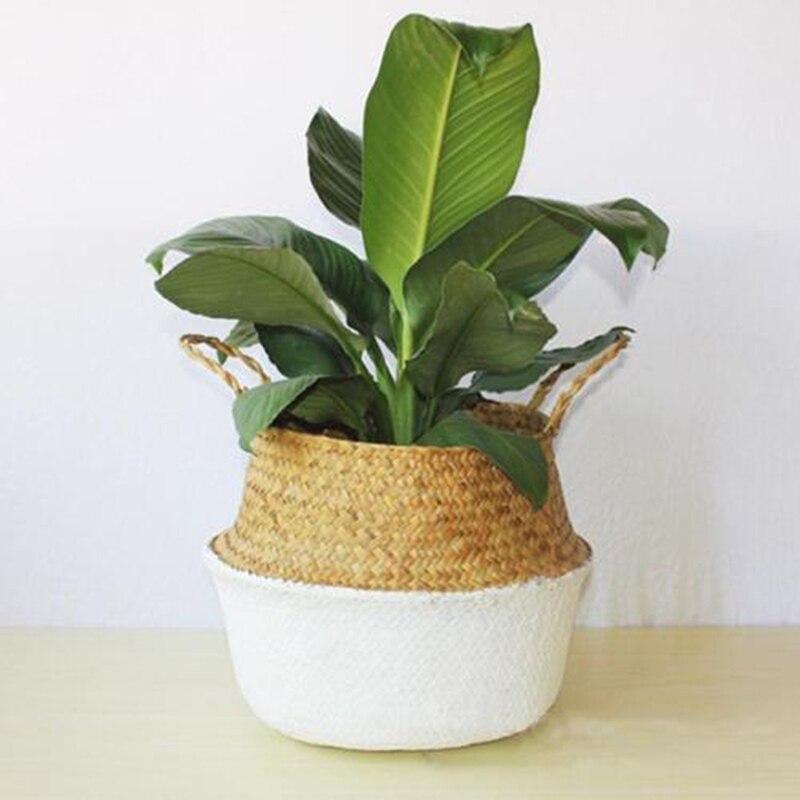 Cache-pot/panier en bambou