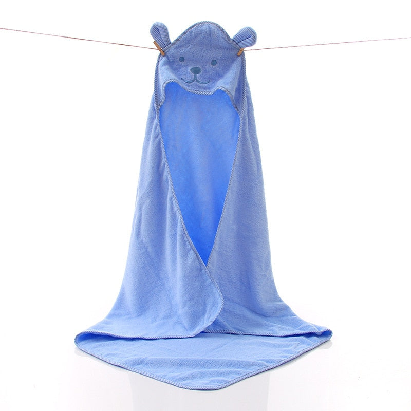 Peignoir à capuche, ours