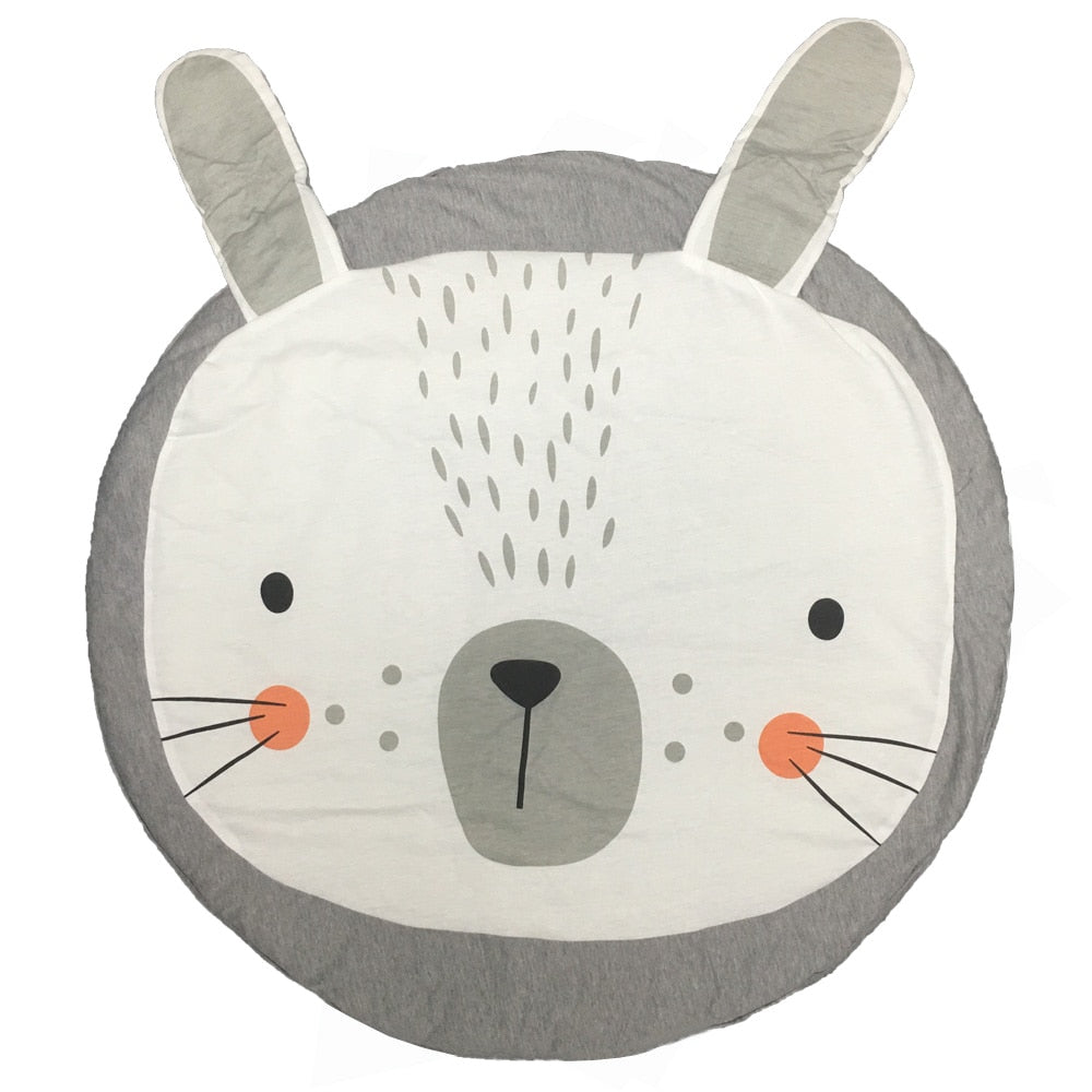 Tapis animaux, en coton