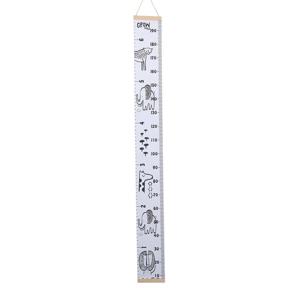 Toile de croissance, style minimaliste avec animaux