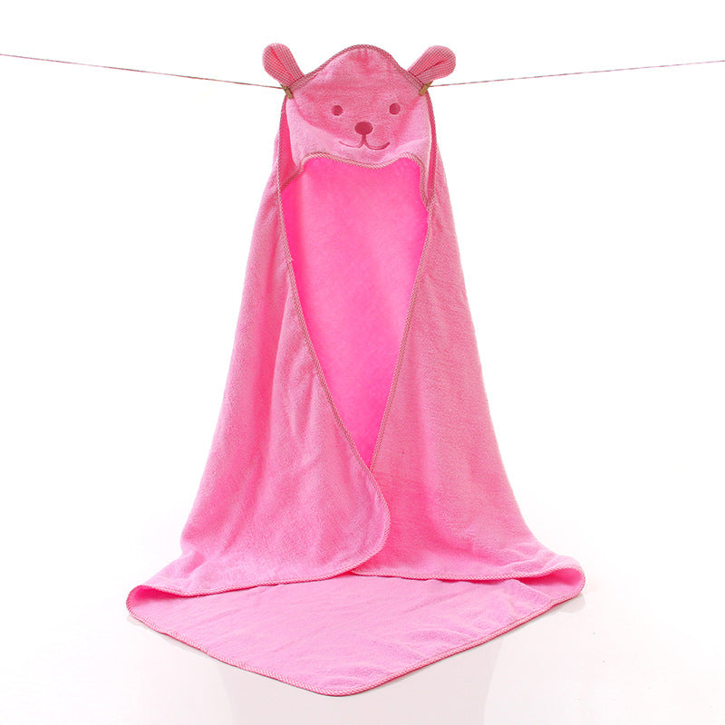 Peignoir à capuche, ours