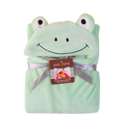 Peignoir/couverture à capuche animal