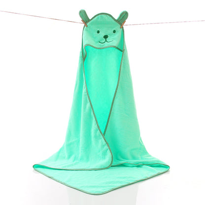 Peignoir à capuche, ours