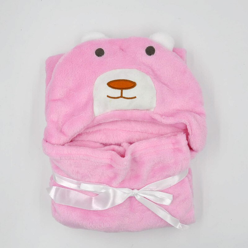 Peignoir/couverture à capuche animal