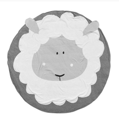 Tapis animaux, en coton