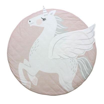 Tapis animaux, en coton