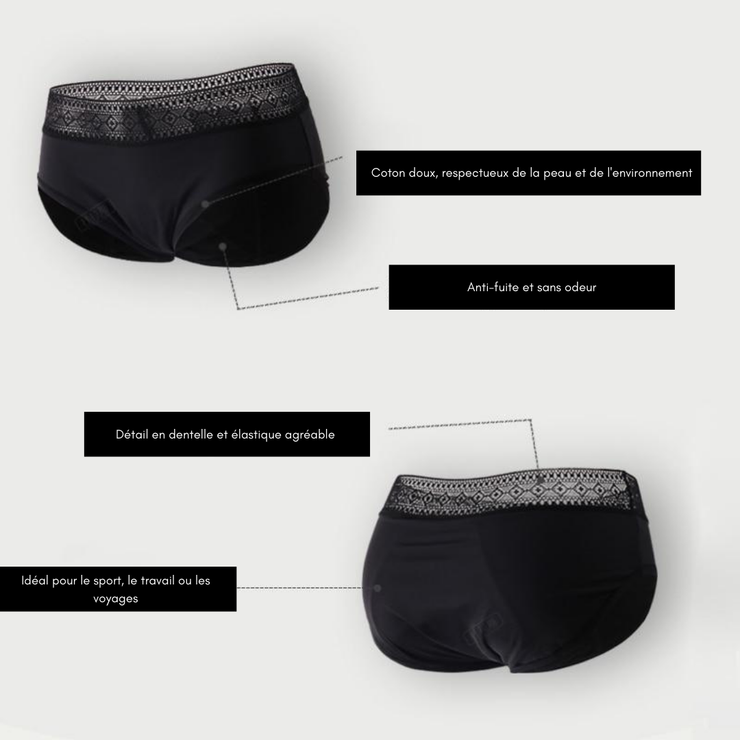 Culotte menstruelle lavable "Lovelydays"