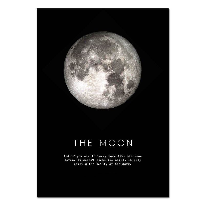 Toile "la lune"