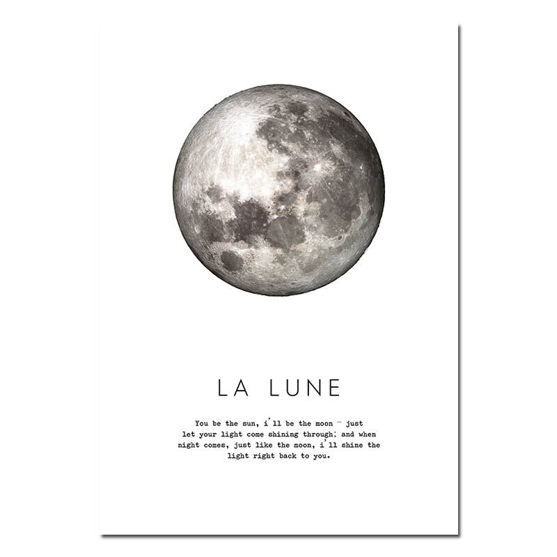 Toile "la lune"