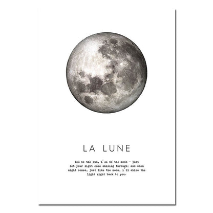 Toile "la lune"
