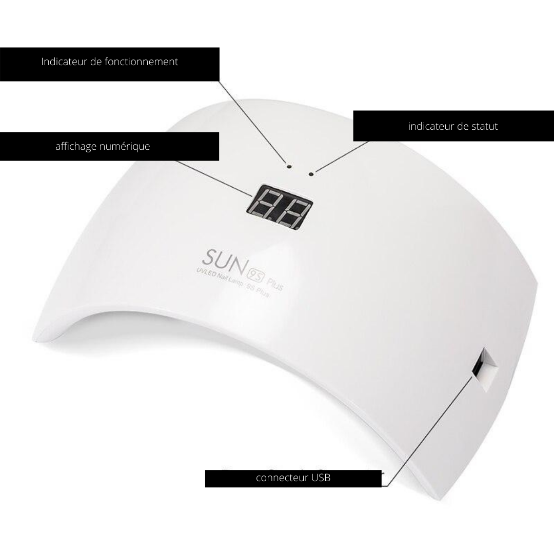 Lampe UV pour la manucure semi-permanente ou gel ROSALIND