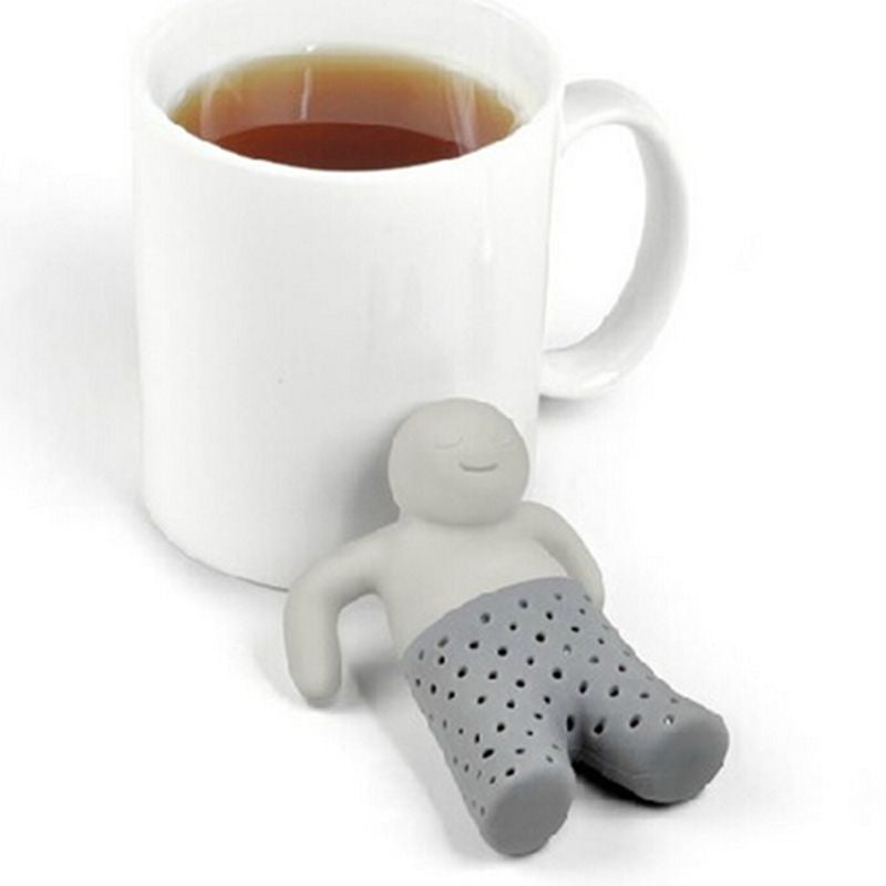Infuseur à thé en silicone, bonhomme