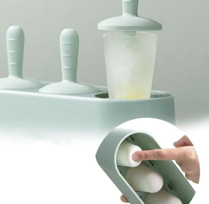 Set de 4 moules à glaces "ice pop" en silicone