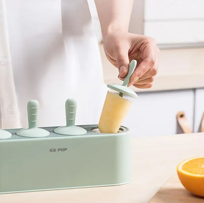 Set de 4 moules à glaces "ice pop" en silicone