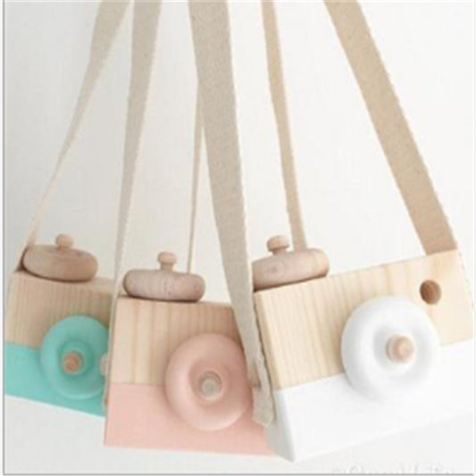 Jouet en bois, appareil photo