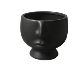 Cache-pot visage