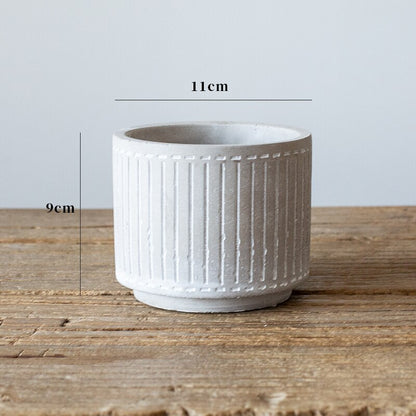 Cache-pot en ciment