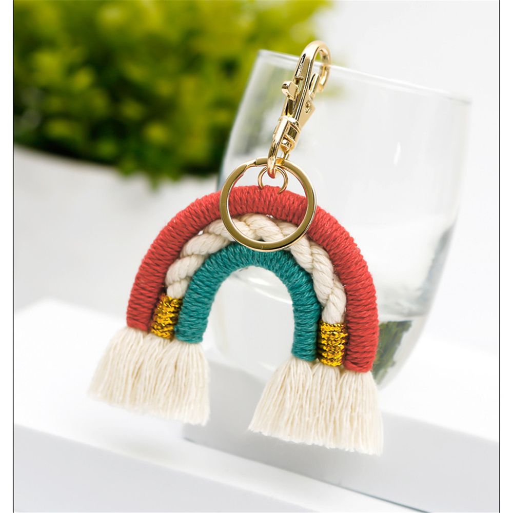 Porte-clé arc-en-ciel