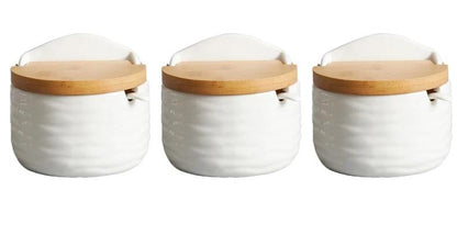 Ensemble de pots ronds en céramique