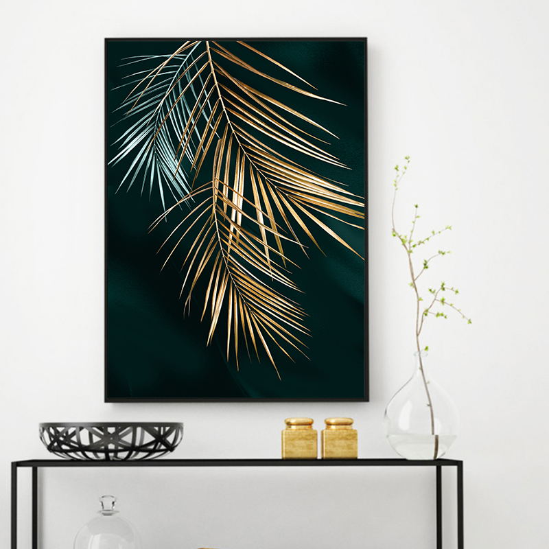 Toile "Feuille d'or"