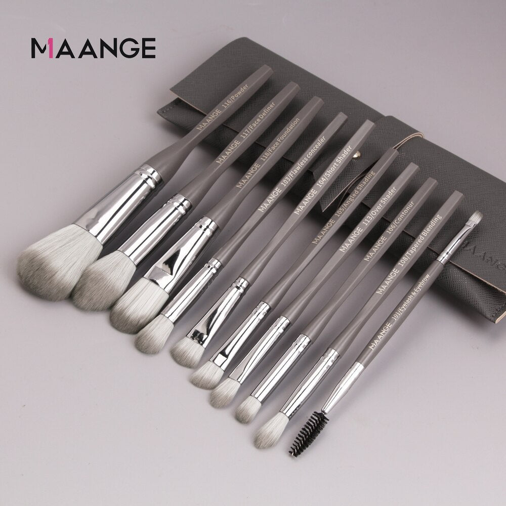 Set de 10 pinceaux Maange