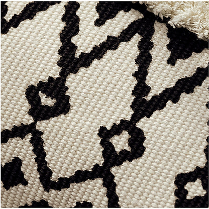 Housse de coussin géométrique