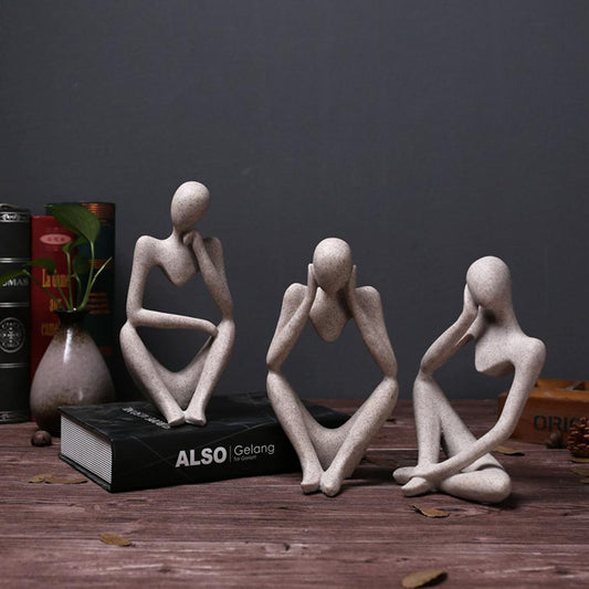 Sculpture design, le penseur