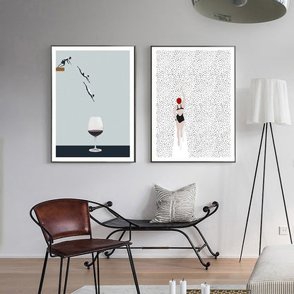 Toile "abstraction terrestre"