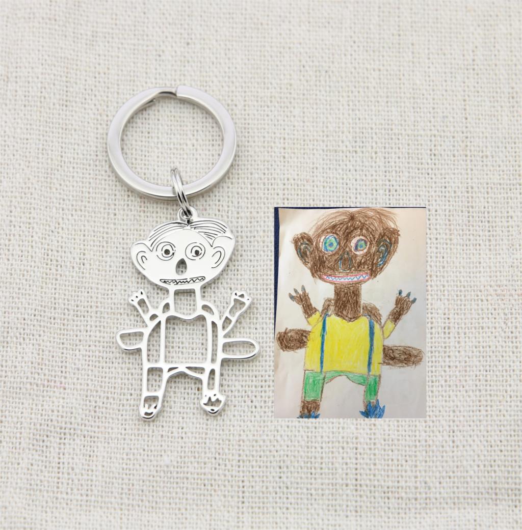 Porte-clé personnalisé "Childdraw"